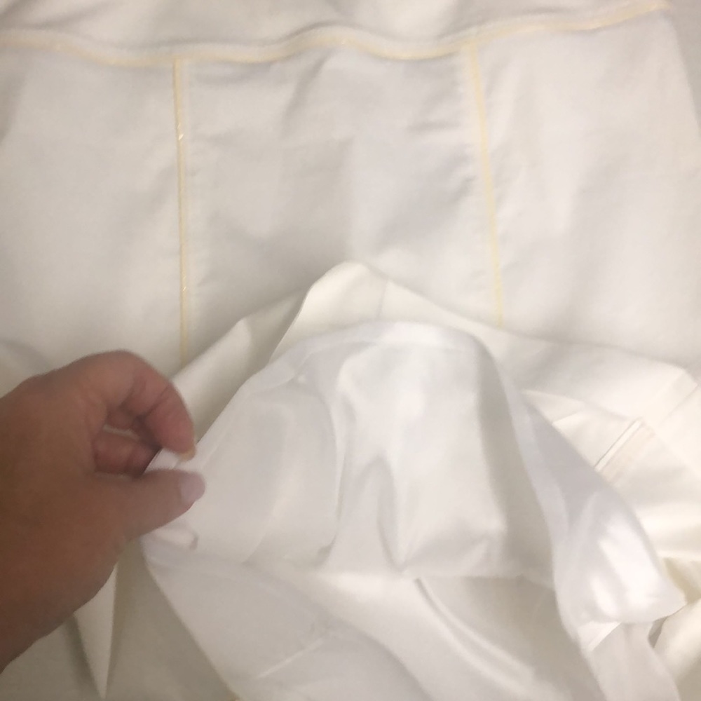 NWOT Burberry White High Waist Skirt - Picture 9 of 10